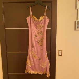 Mandalay blush and gold dress size 6